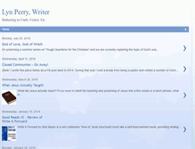 Tablet Screenshot of lyndonperrywriter.com